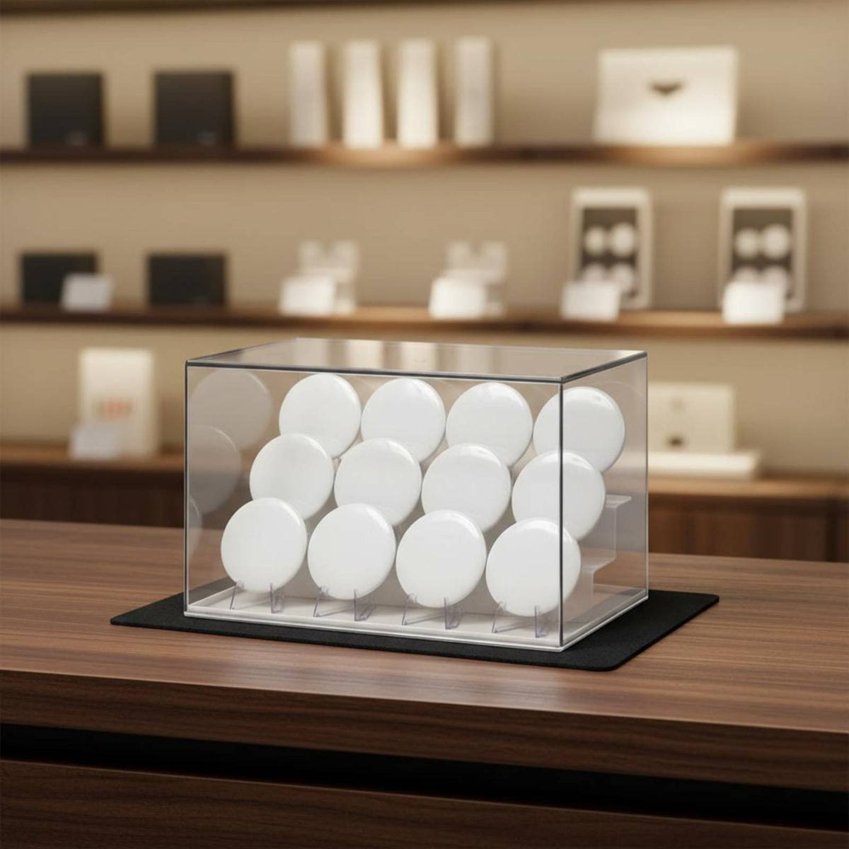 Badge Display Case Dustproof Clear Pin Display Case High Clarity