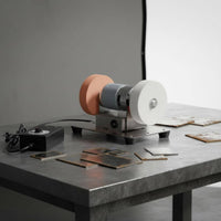 Mini Bench Grinder Compact Size Power Tool Stainless Steel Body for Hobbyists
