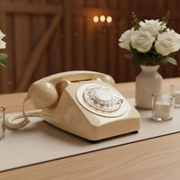 DIY Audio Guestbook Phone Voice Recording Rotary Phone Guestbook Easy to Use for Couples, Brides, Wedding, Party, Event