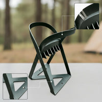 Freestanding Manual Wood Splitter Compact Firewood Splitter Easy to Use Woodworking Tools Stable for Homeowners, Campers, Camping, Fire Fire Ring, Fireplace