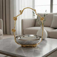 Butterfly Handle Tray Rust Resistant Dining Accessory Sturdy