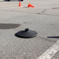 Driving Practice Base  Rubber Post Foundation Heavy Duty Traffic Barrier Post