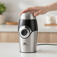 Stainless Steel Electric Grinder Upright Multifunction Grinder Multi-Function Multifunctional Grinding Machine Space-Saving for Cooks, Home Brewers, Kitchen, Countertop