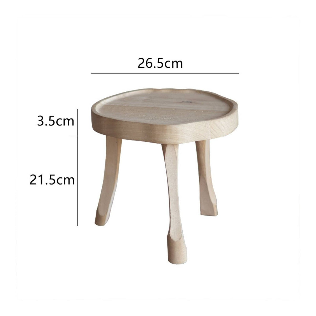 Display Stand Rustic Plant Pot Riser Smooth Surface of the Home Decor for Balcony