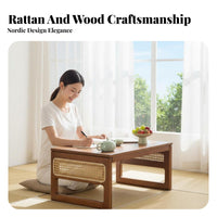Folding Floor Desk Foldable Folding Lap Desk Rounded Corners for Bedroom, Adults