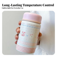 Compact & Portable Pocket Size Thermal Bottle Keeps Drinks Hot or Cold Mini Thermal Bottle Leak-Proof for Students, Kids, School
