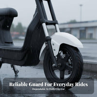 E-Cycle Front Mudguard Long-Lasting Electric Scooter Front Mudguard Electric Scooter Mudguard Rustproof Mud Protection High