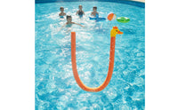 Lightweight Foam Swim Noodle with Animal Head Buoyant U-Shaped Pool Buoy Bendable Swimming Buoy Stick Resilient for Children, Beginners, Water Play
