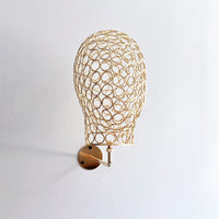 Metal Wall-Mounted Head Mold Hat Display Rack