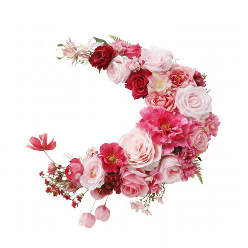 Artificial Flower Wreath Full Decor Indoor for Wedding