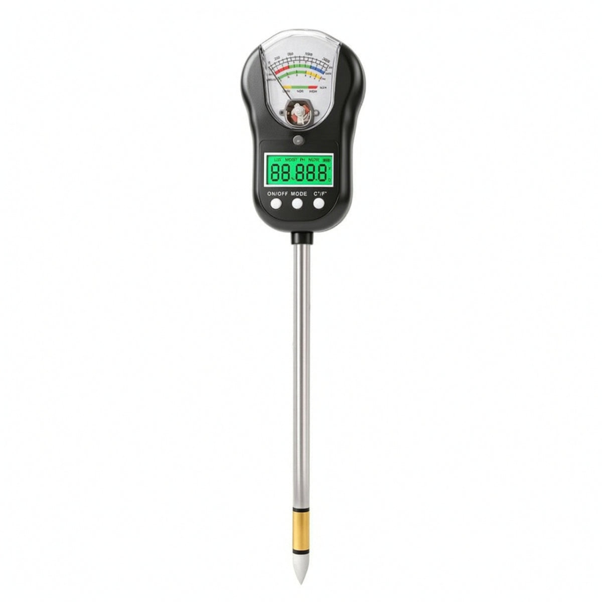 7-in-1 Soil Tester Multi-Functional Moisture Meter with LCD Display Easy to Use