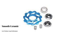 Rear Derailleur Pulley CNC Machined 11T Guide Wheel Bike Derailleur Guide Wheel Anodized Finish Sealed Bearing Guide Pulley