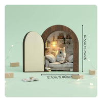 Door Wall Decal Whimsical Design Fairy Door Easy to Install for Playroom