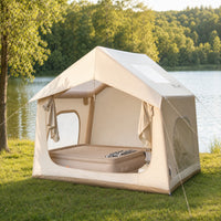 Inflatable Tent One-Button Inflatable Shelter Quick Setup Shelter for Campers, Families, Camping, Comfort Camping, Backyard Sleepovers