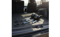 2 Pieces Auto Self-Retracting Tie-down Straps Heavy-Duty Cargo Tie-down Straps with Hooks Quick-Release Secure for Truck Beds