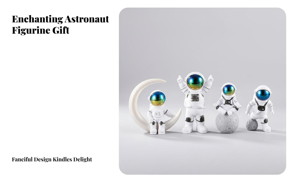 Space these figurinese Miniature Astronaut Figurine Giftprepared Astronaut Statuette Creative Design Desktop decoration Wide Application for Adults, Children, Party Planners, Home Decor, Living Room, Bedroom, Car dashboard