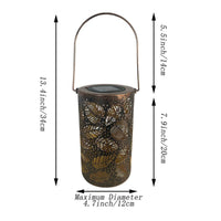 Hollow-out Solar Lantern Waterproof Outdoor Lighting Automatic On/deactivate