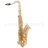 Rose Gold Tenor Saxophone with Abalone Shell Engraving for Beginners
