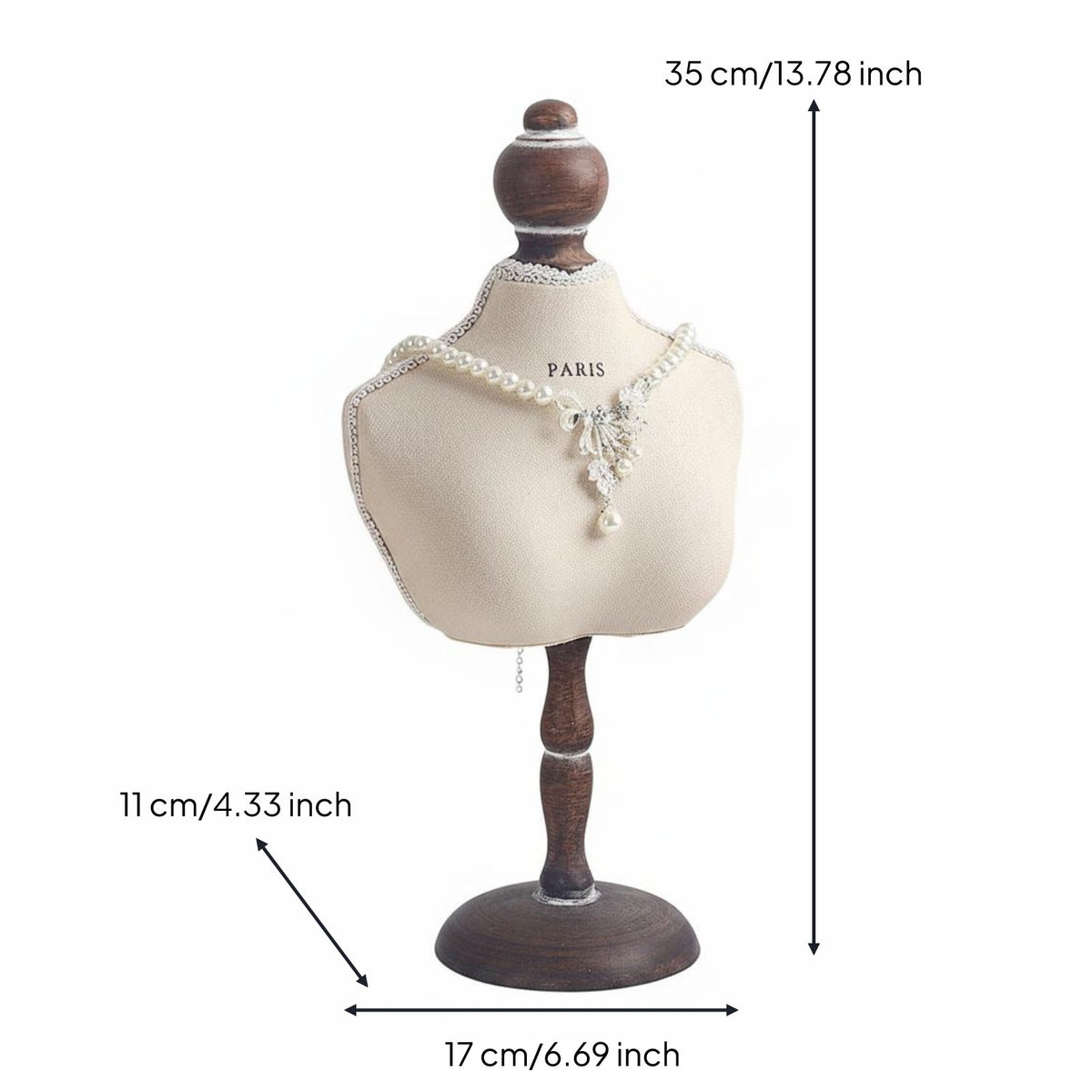 Pearl Necklace Display Stand Decorative Necklace Display Stand Elegant