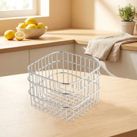 Stainless Steel Colander Kitchen Sink Drainer, 304 Stainless Steel Fruit Washing Basket and Vegetable Washing Basket, No Installation Required