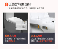 马桶盖 家用 通用加厚缓降老式U型VO坐便盖厕所板马桶座便圈配件 【中O】豪华加厚-缓降-上下装快拆-10年质保-送坐垫