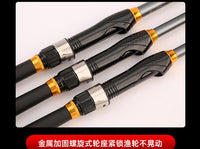 厂家直销新品高品质伸缩路亚竿   海杆抛竿岸抛筏竿套装全套高灵