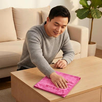 Large Microfibre Cloths and Thick Cleaning Cloth, Absorbent Microfibre Cloth for Kitchen Towel, Bound Border Microfiber Towels