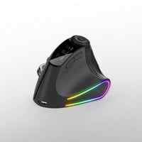 Vertical Ergonomic Mouse Wireless Mouse with Color Display Rechargeable Type-C for Office Workers, Laptop Users, Desk Setups