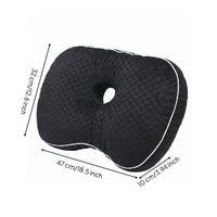 Contoured Side Sleeper Ear Pillow Ergonomic Ear Pillow Textured Textile