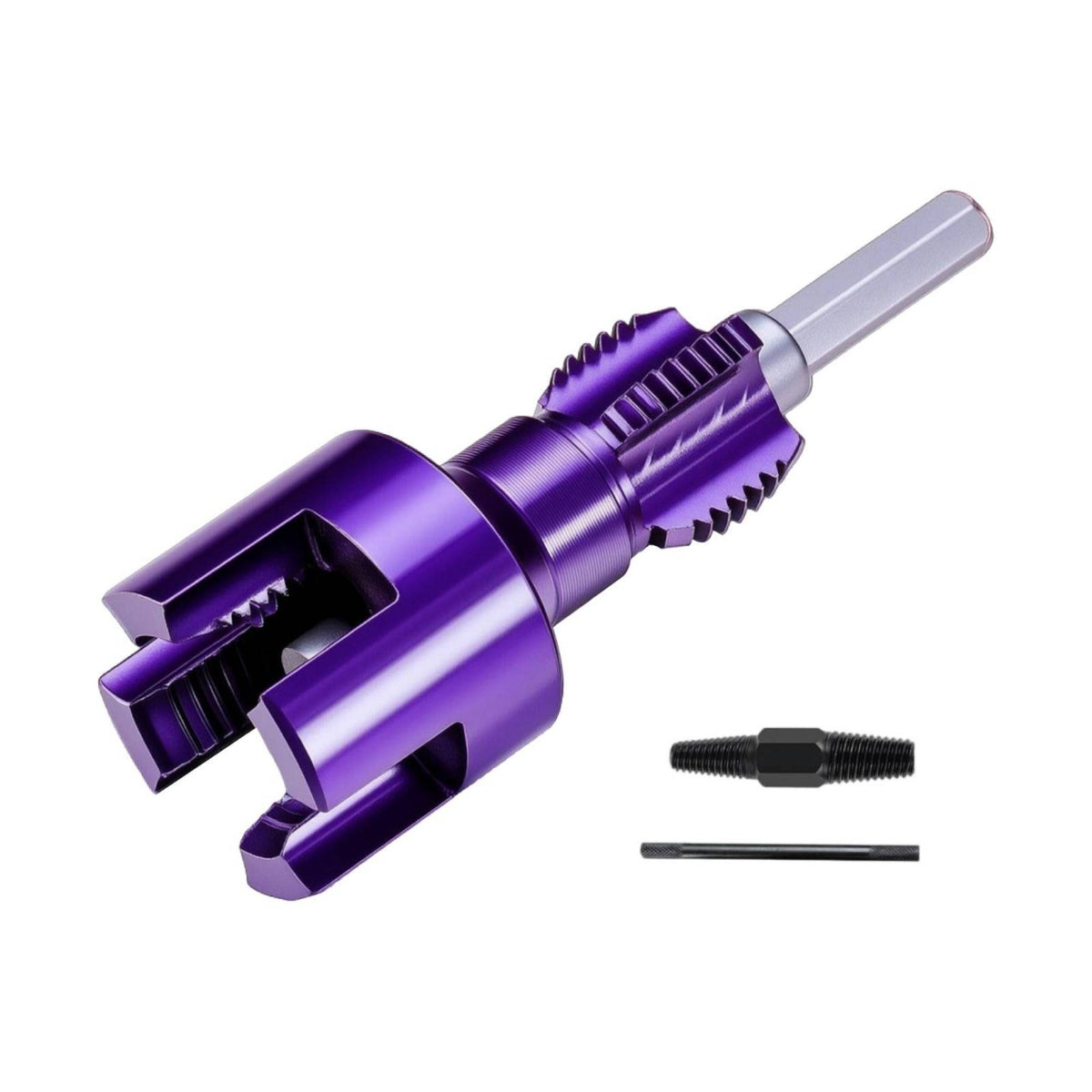 Thread Opener with Extractor Serrated Water Pipe Threader Long-Lasting