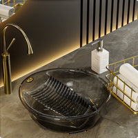 Integrated Washboard Basin Multi-Use Hand Wash Tub Non-Slip for Bathroom, Babies