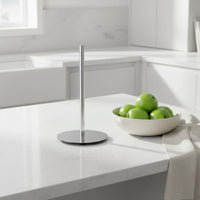 Standing Paper Towel Holder Stable Round Base Countertop Paper Towel Holder