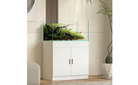 Fish Tank Cabinet Sturdy Construction Heavy Duty Aquarium Stand Warp-Resistant Floor Standing Fish Tank Base for Living Room, Office, Bedroom