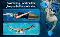Swimming Training Silicone Hand Paddles for Adults and Children