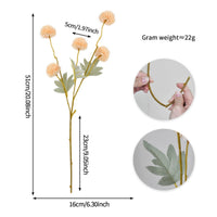 5-Head Chrysanthemum Spray Easy to Maintain Fake Chrysanthemum Ball