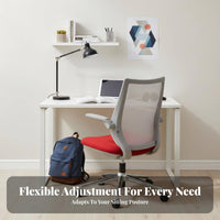 Ergonomic Mesh Task Chair Modern with Design Ergonomic Mesh Chair Adjustable Height Padded Seat Pad for Study Room