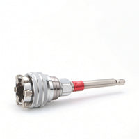 Knurled Socket Wrench with Drill Adapter Universal Adjustable Socket Wrench Compact Tool Multi-Function for Mechanics, DIYers, Workshops, Home Repairs