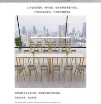 清奢岩板吧台桌椅家用小户型客厅靠墙隔断岛台长条桌子