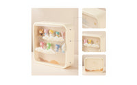 Figurine Display Case Transparent Wall-Mounted Display Case Dustproof