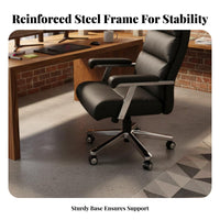 Curved-Frame-Frame Rotating Chair Height Adjustable Office Furniture effortlessRolling Casters Ergonomic Design