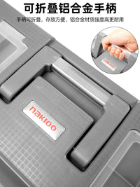 NAKIOO Industrial Stainless Steel Tool Box for Home, Car, and Multi-purpose Storage