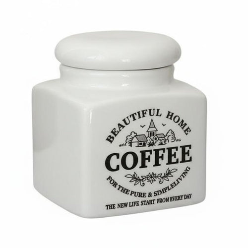 Ceramic Storage Jar Versatile Ceramic Canister Easy to Fresh Brew Tea Sugar Container