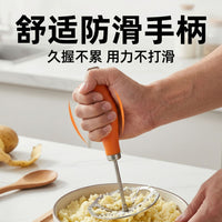 亚马逊新品压薯器 可拆装压薯泥器不锈钢304婴儿辅食器土豆压碎器
