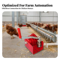 Hand Crank hoist bidirectional Operation raiseing equipment sturdyDuty for Chicken enclosure