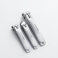 Professional Nail Trimmer Set Stainless Steel for Adults, Travel Grooming Kit with Angled and Straight Clippers Manicure