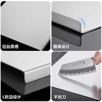 不锈钢菜板和面板加厚案板水果砧板家用防霉揉面板厨房抗菌切菜板