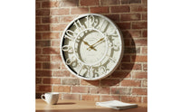 Vintage Round Wall Timepiece European Design Battery Operated Wall Timepiece