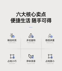 旋转书架落地置物架儿童书柜学生家用储物柜客厅展示架书本收纳架 【透明灰】转盘书架3层【可旋转】