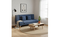 Double-Use Foldable Sofa Bed Multi-Functional Design Folding Futon Sofa Bed Ergonomic Support Armless Sleeper Couch Removable Washable Cover for Office