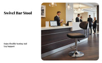 Adjustable rotating Stool with Armrests Sturdy Base for Bar, Home, Business Owners